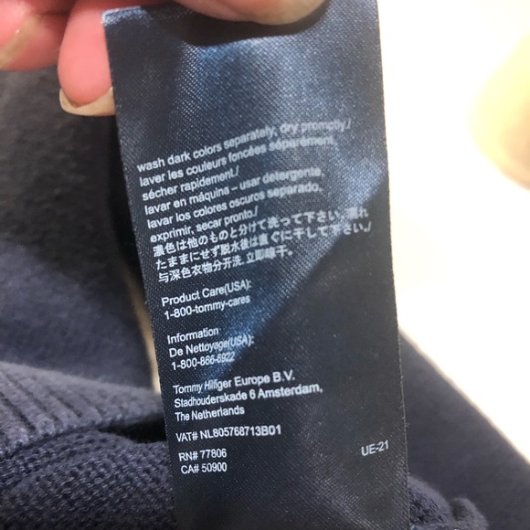 Tommy Hilfiger Boys Zip Front Sweater Size Small 6/7 - Picture 4 of 7